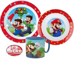 Javoli Super Mario étkészlet, micro műanyag szett 265 ml bögre (STF33341)