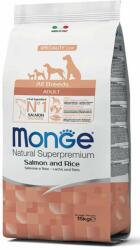 Kutya eledel MONGE Dog Salmon and rice (2, 5 / 15 kg) (15 kg-os kiszerelés) (H061003)