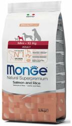 Kutya eledel MONGE Dog Mini Adult lazac száraztáp (2, 5 / 7, 5 kg) (7, 5 kg-os kiszerelés) (H061093)