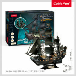 CubicFun Cubic Fun - Puzzle 3D Led Nava Queen Anne 293 Piese (CUL522h)