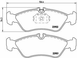BREMBO set placute frana, frana disc BREMBO PRIME LINE P 50 082 (P 50 082)