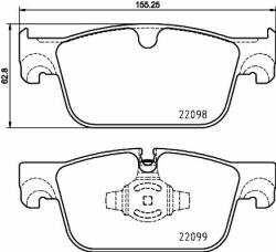 BREMBO set placute frana, frana disc BREMBO PRIME LINE P 86 028 (P 86 028)