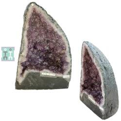  Geoda Ametist cu Calcit Naturala Brazilia - 43x29x21 cm - Unicat
