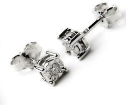 Royal Jewellers Fehérarany fülbevaló, gyémántokkal - silvertime - 168 750 Ft