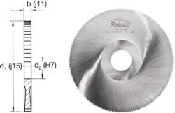 Rekord 150000 25X3, 0X8 Fém körfűrésztárcsa, HSS 60° A finom fogazás