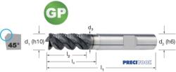 PREMUS 177410 10, 00 Nagyoló maró VHM-GP, hosszú, HR típus, élletöréssel, ALCRONA