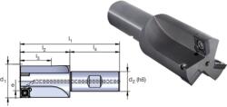 HERMANN BILZ 113730 40, 0 Csavarfejsüllyesztő, 1 × D, Unicut-Eco