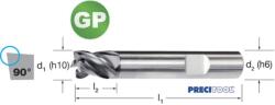 PREMUS 175491 11, 00 Nagyteljesítményű maró-GP, rövid védő élletöréssel éles ALCRONA