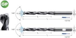 PREMUS 102757 7, 80 Nagyteljesítményű fúró-GP, Tömör keményfém TiAlN HB száralak 5 × D belső hűtéssel