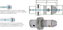 WTE 241211 C6/13 CNC precíziós fúrótokmány, PSK63, AD alak