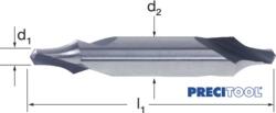 PREMUS 105080 2, 00 Központfúró, HSS 60° R alak