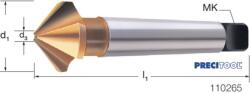 PREMUS 110265 40, 0 Kúpsüllyesztő, HSS 90° Morse-kúpos szár TiN