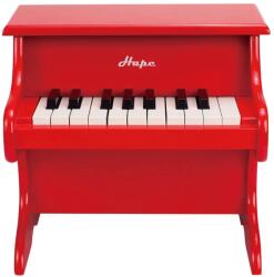 HaPe International Дървено електрическо пиано Hape, червено (H0628) - baby