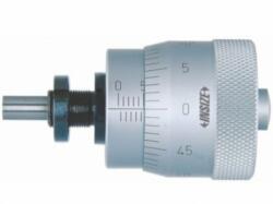 INSIZE 6373-65S 0-6.5mm Mikrométer fej széles dobbal, szorítóanyával és gömb orsóvéggel 0-6.5/0.01 mm