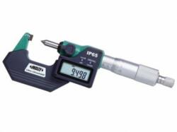 INSIZE 3566-25BA 0-25mm/0-1" Digitális hullámmagasság-mérő mikrométer, B-típus 0-25/0.001 mm