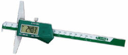 INSIZE 1142-150A 0-150mm/0-6" Digitális mélységmérő horgas véggel 0-150/0.01 mm