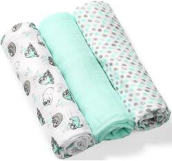 BabyOno Take Care Natural Diapers scutece textile 70 x 70 cm Mint 3 buc