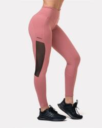 NEBBIA Mesh leggings magasított derékkal 573 - Old Rose (XS) - NEBBIA