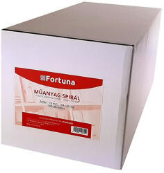 Fortuna Iratspirál műanyag FORTUNA 16mm 101-120 lap fehér 100/dob (09.0052502)