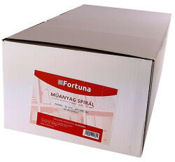 Fortuna Iratspirál műanyag FORTUNA 32mm 241-280 lap fekete 50/dob (09.0053001)