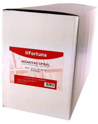 Fortuna Iratspirál műanyag FORTUNA 38mm 281-340 lap fehér 50/dob (09.0053102)