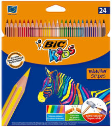 BIC Színes ceruza BIC Kids Evolution hatszögletű környezetbarát 24 db/készlet (950525)