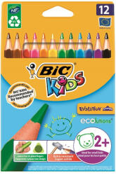 BIC Színes ceruza BIC Kids Evolution háromszögletű környezetbarát 12 db/készlet (829735)