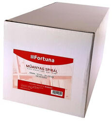 Fortuna Iratspirál műanyag FORTUNA 16mm 101-120 lap fekete 100/dob (09.0052501)