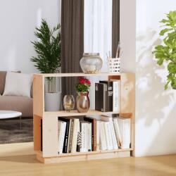 vidaXL Bibliotecă/Separator cameră, 80x25x70 cm, lemn masiv pin (814049) Biblioteca
