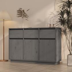 vidaXL Servantă, gri, 110x34x75 cm, lemn masiv de pin (813816) Comoda