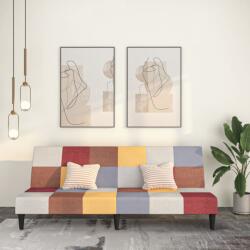 vidaXL Canapea extensibilă cu 2 locuri, material textil (337475) Canapea