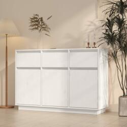 vidaXL Servantă, alb, 110x34x75 cm, lemn masiv de pin (813815) Comoda