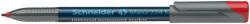 Schneider Alkoholos marker, OHP, 1 mm, SCHNEIDER Maxx 224 M, piros (TSC224P) (1202)