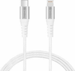 Sandberg USB-C apa - Lightning apa Adat- és töltőkábel 1m - Fehér (136-25)