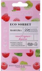 Bielenda Mască cu extract de zmeură pentru față - Bielenda Eco Sorbet Moisturizing & Soothing Face Mask 8 g