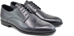 Made in RO Pantofi barbati eleganti din piele naturala SIR Negru SIR073N (SIR073N)