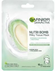 Garnier Mască de țesut Migdale Lapte de migdale și acid hialuronic - Garnier SkinActive Nutri Bomb Almond and Hyaluronic Acid Tissue Mask 28 g