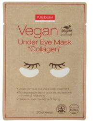 Purederm Patch-uri sub ochi cu colagen - Purederm Vegan Under Eye Collagen Mask 30 buc Masca de fata