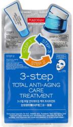 Purederm Mască de față Anti-îmbătrânire 3 etape - Purederm 3-Step Total Anti-Aging Care Treatment 15 ml