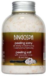 BingoSpa Peeling din sare cu praf de roci vulcanice și ceai roșu - BingoSpa 580 g