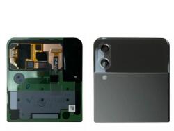 Samsung F711 Galaxy Z Flip3 5G akkufedél (hátlap) kamera lencsével és kicsi lcd kijelzővel, szürke gyári