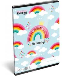 Lizzy Card Füzet A/5 1. osztály vonalas LIZZY 32lap Lollipop Happy Rainbow 14-32