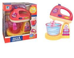  Mixer de jucarie cu lumini si sunete pentru copii, rotire 360 grade, roz/portocaliu (NBN0003682C) Bucatarie copii