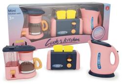  Set aparate casnice asemanatoare realitatii cu filtru de cafea, fierbator si prajitor de paine (NBN000K8815-2) Bucatarie copii