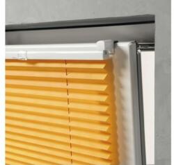 Soluna 75×130 cm harmónika roló, pliszé függöny, fúrás nélkül, narancssárga - ardorado