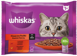 Whiskas 4x85g Klasszikus ételek mártásban FD15K/ DF22X - tenyesztoitap