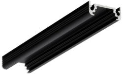 TOPMET LED profil SURFACE10 BC/UX 2000 fekete eloxált (77270021)