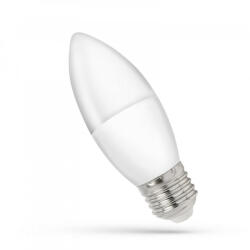 spectrumLED LED gyertya C37 E-27 230V 1W CW SPECTRUM (WOJ14456)