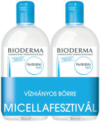 BIODERMA Hydrabio H2O arc- és sminklemosó DUOPACK 2x500 ml - Micellafesztivál - dermashop