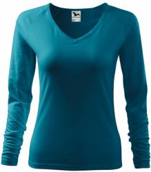 MALFINI Tricou cu mănecă lungă pentru femei Elegance - Închis turcoaz | M (1275914)